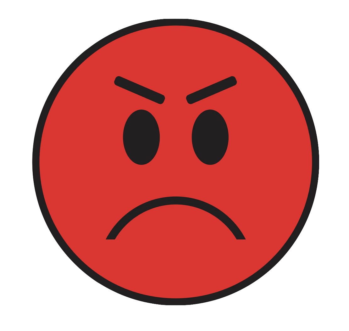 angry face