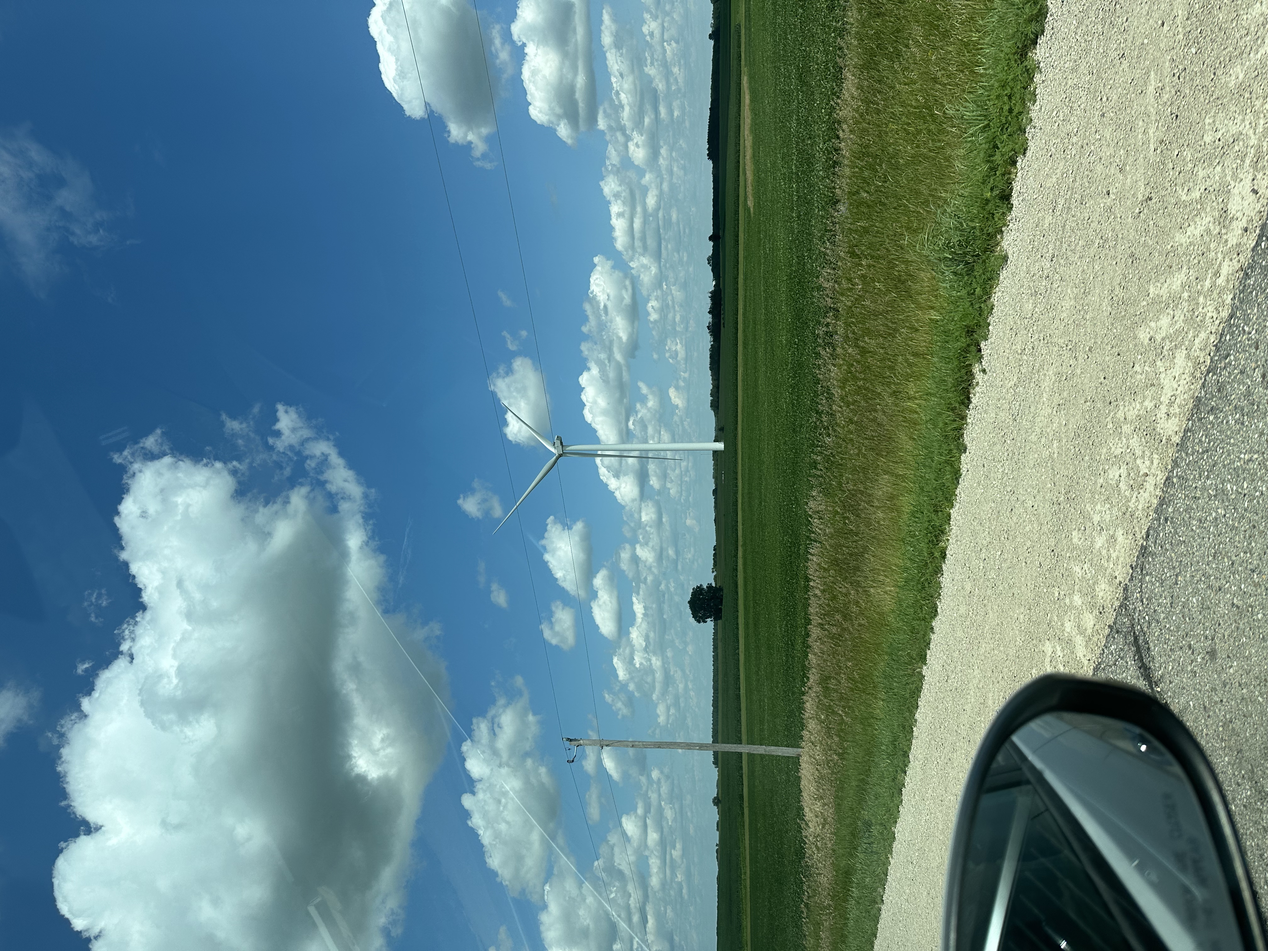 windmill producing electricity
