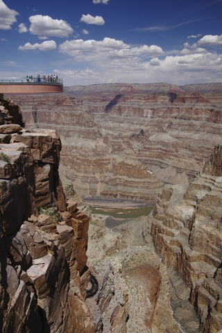 Skywalk at the Hualapai Reservation Grand Canyon