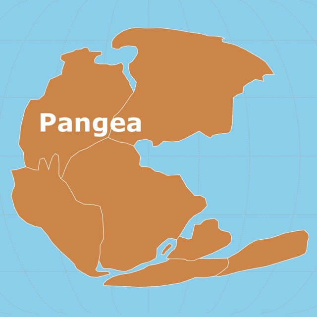 Interactive Map of Pangea, Gondwana, and Laurasia