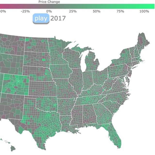 House Price Map of the US