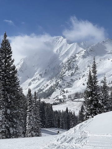 Snowy Mountains in Alta, Utah