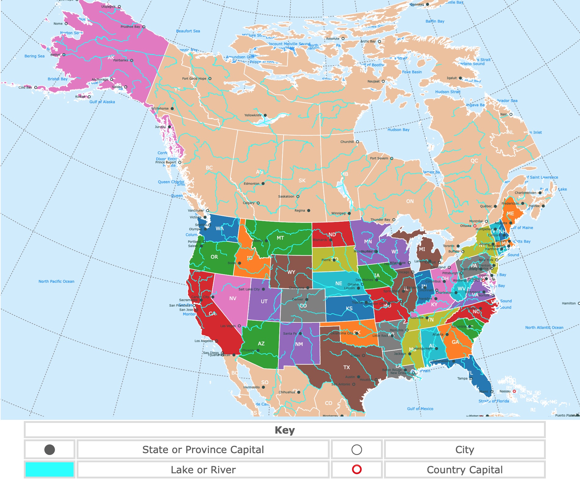 Interactive of the United States