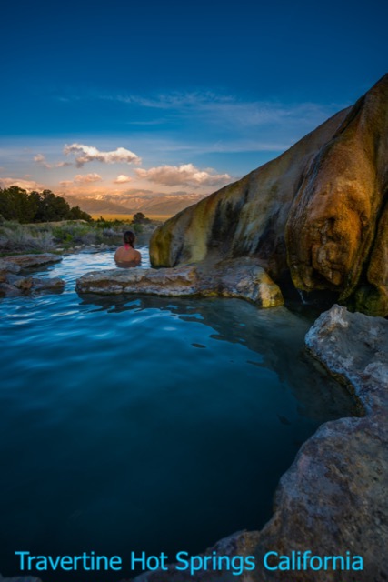 Travertine Hot springs, California