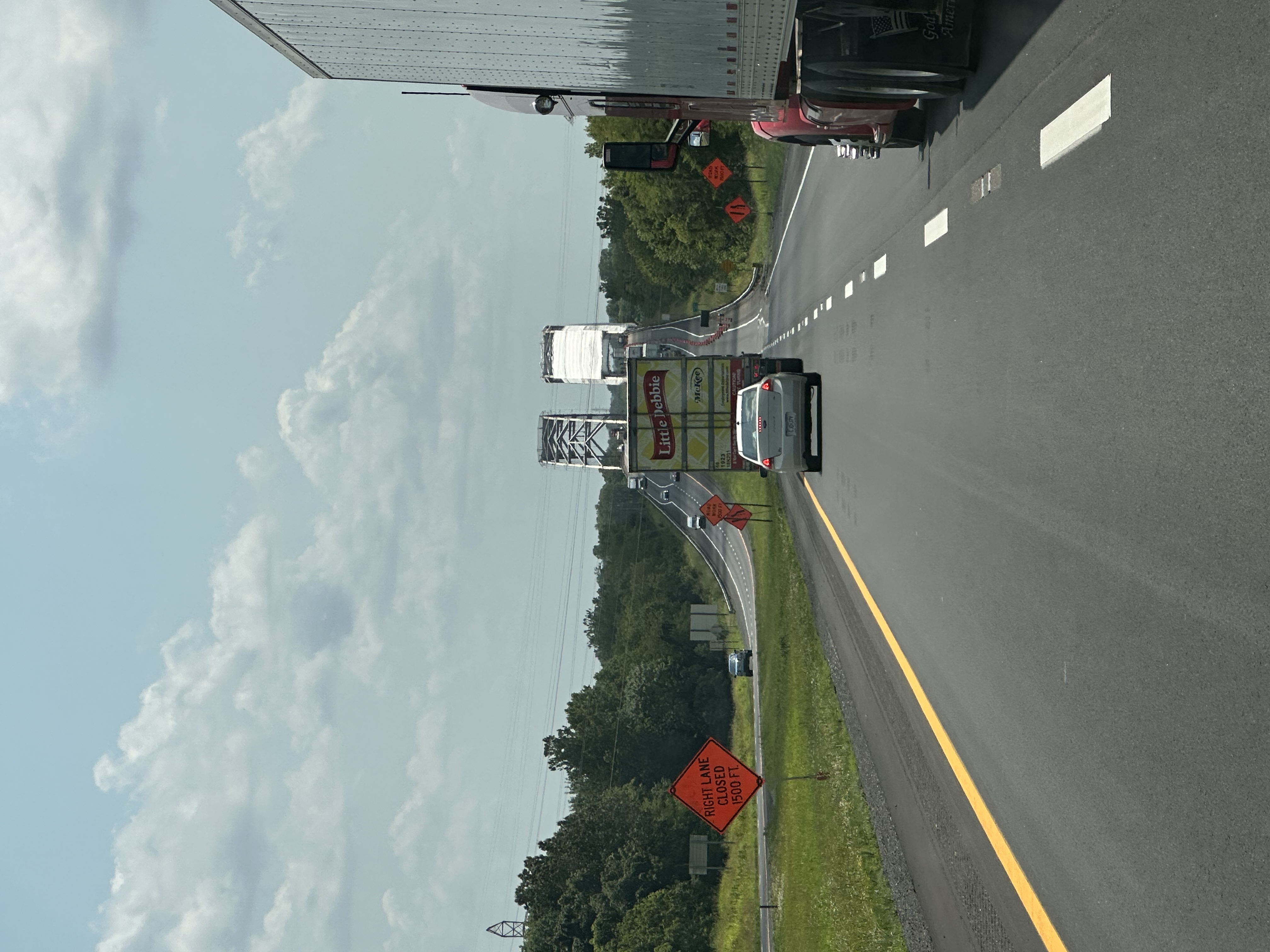 On the road in Kentucky