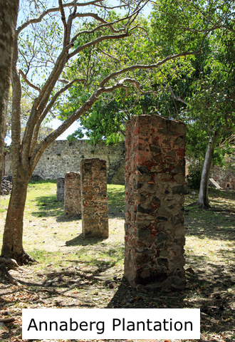 US Virgin Islands plantation ruins