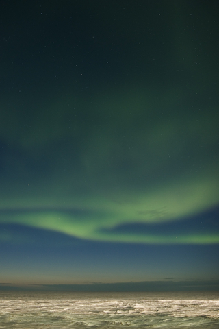 Aurora Borealis over the Tundra
